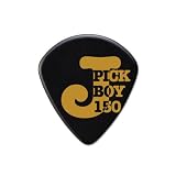 Pickboy J-Pick, Black, Cellulose, 1.50mm, 50 picks