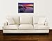 J Art - Canvas Print - Stretched and Framed, Sunset Over The Sea Wall Art for Home and Office Decorations