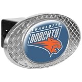 NBA Charlotte Bobcats Metal Diamond Plate Trailer Hitch Cover