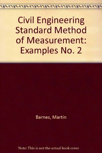 Civil Engineering Standard Method of Measurement: Examples No. 2