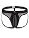 Legou Men Stretch See-Through Jockstrap Size L Color Black