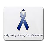 Ankylosing Spondylitis Awareness Ribbon Mouse Pad
