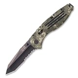 Buy SOG Specialty Knives & Tools AE-07 Tanto Digi Camo Aegis Knife, Black TiNi by SOG Specialty Knives