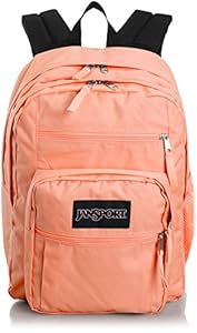 JANSPORT BIG STUDENT CORAL PEACH BACKPACK