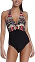 Christina Women's Sounds Of Africa Red 1 Pc Halter