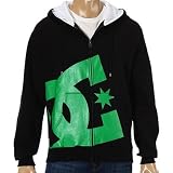 DC Mens Sweatshirt Kagy Zip Black