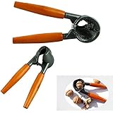 Kitchen Home Metal Nut Cracker Sheller Walnut Plier Walnut Opener Tool (A)
