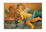 Angeli by Guercino Fine Art Print / Poster 12.00 x 9.50 in.