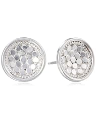 Anna Beck Designs "Gili" Dish Post Sterling Silver Earrings