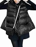 Move&Moving(TM) Stand Collar Sleeveless Casual Padded Vest for Women
