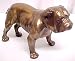 English Bulldog Bronze Finish Dog Statue Figure