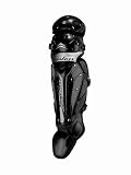Easton Adult Synge Fastpitch Catchers Leg Guards, Black