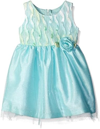 Jayne Copeland Little Girls Ombre Sequin Soutache, Aqua, 3T
