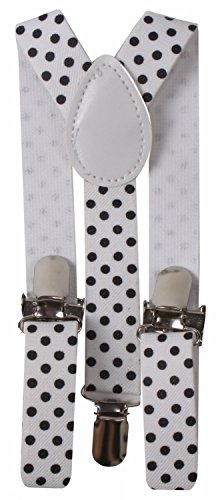 Sunny Ocean Kids Braces Elastic Y Shap Leather Suspenders for Boys