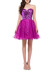 Strapless Cocktail Tulle Sweetheart Corset   Waistline Sequined Evening Dress/Prom Dress/Party Dress 