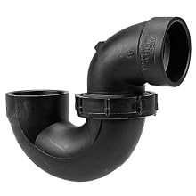 NIBCO 5895 Series ABS DWV Pipe Fitting, Trap, Hub