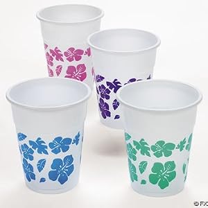 Click to buy 50 Plastic HIBISCUS Drink Cups LUAU PARTY Decor/TROPICAL 16 Oz Beveragefrom Amazon! Click to buy 50 Plastic HIBISCUS Drink Cups LUAU PARTY Decor/TROPICAL 16 Oz Beveragefrom Amazon!
