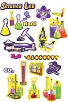Science Lab Tools Punch-Outs Bulletin Board Set by Carson Dellosa