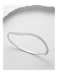 Bangle Bracelet In 92.5 Sterling Silver