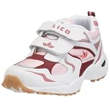 Lico Bob V 360181, Maedchen Sportschuhe - Indoor, rosa, (rosa-bordeaux-weiss )