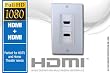HDMI Dual Outlet Wall Plate - Nothing else to buy