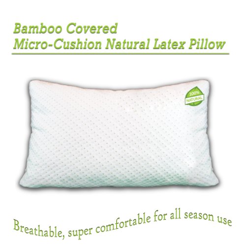 All Natural Micro Cushion Comfort Latex Pillow With Bamboo