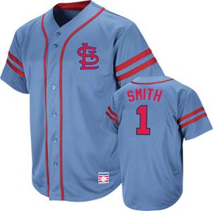 St Louis Cardinals Ozzie Smith Wind Up Throwback Jersey - XX-Large