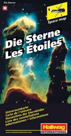 Hallwag Universumkarte Die Sterne; Hallwag Carte de l'Univers Les Etoiles