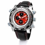 Yema - Montre homme - YMHF0108 - Boitier acier - Bracelet cuir - Mouvement Quartz