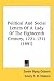 Political and Social Letters of a Lady of the Eighteenth Century, 1721-1771 (1891)