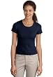 Ladies Short Sleeve Scoop Neck Sweater