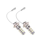 2 pcs Car H3 26 SMD LED White Headlight Bulb Light Lamp