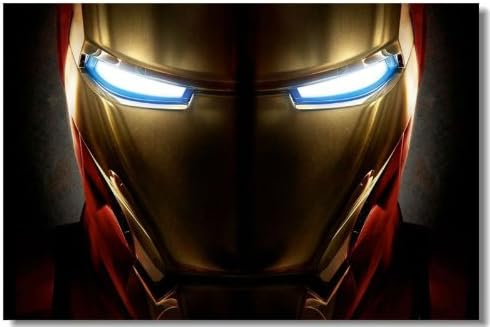 Iron Man 12 3 Movie Wall Silk Poster Big Huge Prints Boy Room Tony Stark Hero IronMan Robert Downey (044) - 24x36 inches