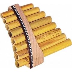 Panfl�te, C-Dur, 8 Rohre, gebogen