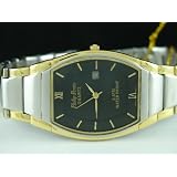 New Philip Persio Mens Date Dress Watch Ultra Thin Water Resistant by WatchIsland Collection