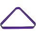 Acrylic Designer Pool Ball Triangle, Purple