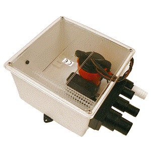 Johnson 12V 1000 GPH Multi Port Shower Pump with Switch