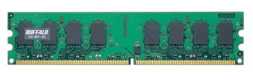 BUFFALO デスクトップPC用増設メモリ PC2-5300 (DDR2-667) 2GB D2/667-2G/E
