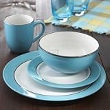 American Atelier Regency Teal 16-Piece Dinnerware Set
