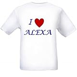 I LOVE ALEXA - Name-series - White T-shirt