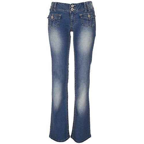 Angels Patch Pocket Bootcut Jeans