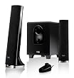 Hercules XPS 2.1 40 Slim - Altavoces, TV/Altavoz del monitor, 8 W, 16 W, 2.1, 32 W, 64 W