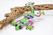 Metal Gecko Hanging Garden Sculpture - Green