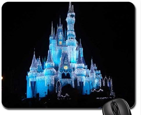 WMSHOP disney world castle Mouse Pad, Mousepad (Amusement Parks Mouse Pad)
