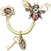 Jay Strongwater Bee Hook Keychain