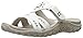 Skechers Women's Reggae Trench Town Slide Sandal, White Leather, 8 M US