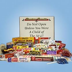 50's Decade Box Gift Basket - Classic 50's Candy