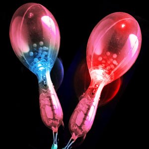 LED Maracas - Pink