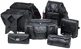 7pc Buffalo Leather Motorcycle Luggage