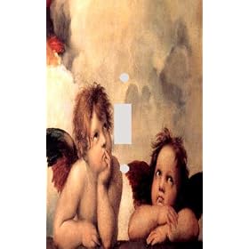 Raphael Cherubs Decorative Switchplate Cover